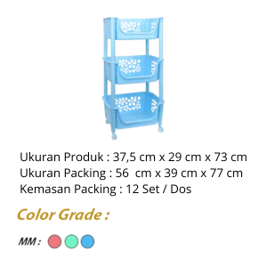 Rak Gardenia Susun 3