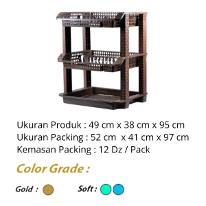 Rak Piring Susun 3